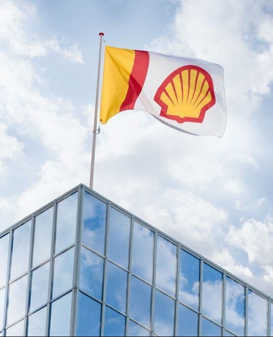 Shell flag-vertical